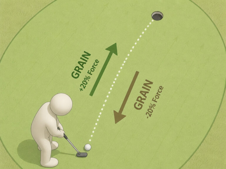 How Grain in Golf Greens Affects Putting Speed and Break