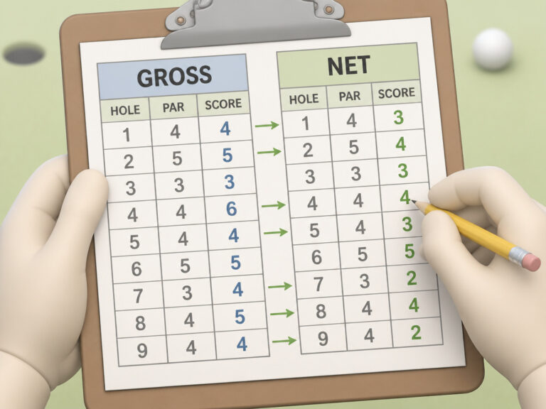 Golf Scoring: Understanding Net vs Gross Score for Winners